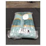 18\"x28\" Color Block Striped Bath Rug Dark Teal Green - Threshold