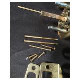 Brandywine Polished Brass Combo Pack with Double Cylinder Deadbolt (See pictures and description) - Retail: $21