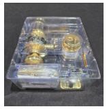 Ingersoll Rand Schlage-Falcon FB52NVPLY505 Plymouth Bright Brass Visual Pack Deadbolt Knob Lock Combo Pack - Retail: $53
