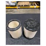 1-Layer Standard Pleated Paper Filter for Most 5 Gal. and Larger RIDGID Wet/Dry - Retail: $34