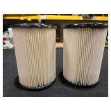 1-Layer Standard Pleated Paper Filter for Most 5 Gal. and Larger RIDGID Wet/Dry - Retail: $34