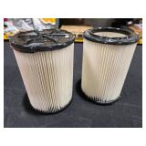 1-Layer Standard Pleated Paper Filter for Most 5 Gal. and Larger RIDGID Wet/Dry - Retail: $34