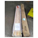 Cozly Beige Wood Frame King Size Platform Bed with High Headboard - Retail: $460