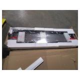 60 in. Recessed Ultra Thin Wall Mounted Electric Fireplace in Black - Retail: $415