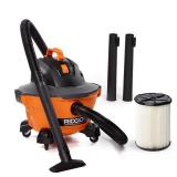 6 Gal. 3.5 Peak HP NXT Shop Vacuum Wet Dry Vac with General Debris Filter, Locking Hose and Attachments HD06001 - Retail: $80