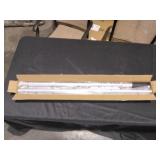 75 in. L Landscape Rake 36 in. Head Aluminum Landscape Rake with Handle Lake Weed Rake - Retail: $28