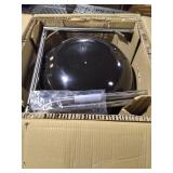 Megamaster 22\" Deluxe Charcoal Barbecue Grill with Adjustable Air Vent, Built-In Temperature Gauge, 368 SQ. In Cooking Area, Storage Rack, Portable Grill for Camping, Picnics, and More - 810-23003 - 