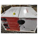 Megamaster 22\" Deluxe Charcoal Barbecue Grill with Adjustable Air Vent, Built-In Temperature Gauge, 368 SQ. In Cooking Area, Storage Rack, Portable Grill for Camping, Picnics, and More - 810-23003 - 