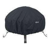 Classic Accessories Water-Resistant 30 Inch Full Coverage Round Fire Pit Cover - Retail: $16