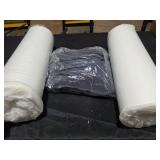 WNP36 in. x 18 in. (3-Piece) Outdoor Patio Replacement Seat Cushions Fit for Loveseat Lounge Chair Furniture Grey - Retail: $169