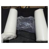 WNP36 in. x 18 in. (3-Piece) Outdoor Patio Replacement Seat Cushions Fit for Loveseat Lounge Chair Furniture Grey - Retail: $169