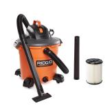Ridgid HD1640 - Vacuum cleaner - canister - bagless - 3.68 kW - Retail: $119