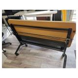 Adjustable Height Computer Desk with Cable Management