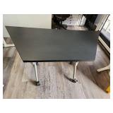HON Office Desk with Black Base