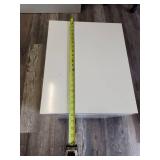 White 2-Drawer Mobile File Cabinet