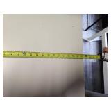 Linnmon White Computer Desk with Black Metal Frame