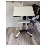 VIVO Mobile Laptop Desk Cart with Keyboard Tray