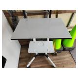 VIVO Mobile Laptop Desk Cart with Keyboard Tray