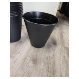 20 IKEA Black Round Waste Basket Set