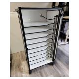 Mobile 10 Bay Laptop and Tablet Charging/Storage Cabinet