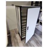 Mobile 10 Bay Laptop and Tablet Charging/Storage Cabinet