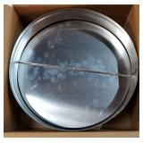 10 Inch Duct Backdraft Damper, One-Way Airflow Ducting Insert Backflow Preventer Duct Draft Blocker, HVAC Inline Fan Vent - Retail: $30