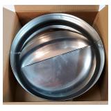 10 Inch Duct Backdraft Damper, One-Way Airflow Ducting Insert Backflow Preventer Duct Draft Blocker, HVAC Inline Fan Vent - Retail: $30