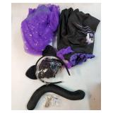 Cat Costume for Girls, Light Up Black Cat Costume, Halloween Animal Dress Up Costumes for Kids Age 3-8 - Retail: $19