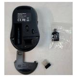 Wireless Mouse, 2.4G Ergonomic Computer Mouse with USB Receiver, 3 DPI Levels, 6 Buttons, Portable Optical Mice for Laptop, PC, Desktop, MacBook, Notebook, Office Work (Gray, 1 Pack) - Retail: $8