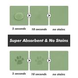 Absorbent Dog Food Mat-Dog Cat Mat for Food and Water Bowl, Quick Dry Pet Food Mat, No Stains Pet Feeding Pad, Cat Accessories Pet Supplies Mat for Messy Drinkers - Retail: $18