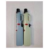 2 Pack of Torch Lighter, Windproof Adjustable Jet Flame, with Safety Lock, Long Refillable Butane Torch Lighters for Grill, Camping, Candle, Stove (NO Gas) - Retail: $10