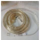 Green Rope Lights, 18ft 216 LED Christmas Rope Lights Connectable, 120V Plugin Green Tube Light Waterproof Indoor Outdoor Clear Christmas Tube Light for Xmas Patio Garden Party Home Decoration - Retai