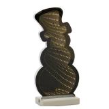 Melrose Snowman Infinity Light, 12-inch Height, Acrylic - Retail: $40