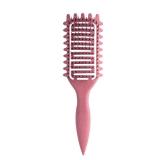 Curl Defining Brush,2024 Curly Hair Brush, Vented Hair Brush for Detangling, Shaping and Defining Curls For Women and Men Less Pulling (Pink) - Retail: $10