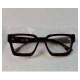 Oversized Blue Light Blocking Glasses for Woman - Rectangle Fashion Glasses for Computer, Chic Preppy Frame - Retail: $20