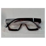 Oversized Blue Light Blocking Glasses for Woman - Rectangle Fashion Glasses for Computer, Chic Preppy Frame - Retail: $20