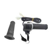 Electric Bike Electric Bicycle Scooter Twist Throttle Grips 48V LCD Display with Key Lock - Retail: $15