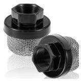 2 PCS Hose Screen Filter Screen Mesh Filter 7/8 Hose Inlet Strainer Filters Garden Hoses Screens Stainless Steel Inlet Strainer Sprayer Garden Suction Line Stainer - Retail: $6