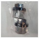 2 PCS Hose Screen Filter Screen Mesh Filter 7/8 Hose Inlet Strainer Filters Garden Hoses Screens Stainless Steel Inlet Strainer Sprayer Garden Suction Line Stainer - Retail: $6