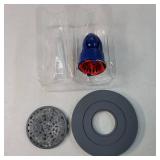 Shower Drain Floor Drain Backflow Preventer Magnetic Levitation One-Way Drain Valve Fast Drainage Shower Plug Insert Drain Plug Fit for Tube Depth 2.56-4.13in (Caliber 2-3.9in,Depth 3,15in) - Retail: 