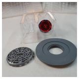 Shower Drain Floor Drain Backflow Preventer Magnetic Levitation One-Way Drain Valve Fast Drainage Shower Plug Insert Drain Plug Fit for Tube Depth 2.56-4.13in (Caliber 2-3.9in,Depth 3,15in) - Retail: 