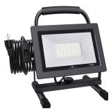 50W LED Work Light, 5000LM LED Flood Lights, 400W Equivalent, IP66 Waterproof, 16ft 5m Cord with Plug, 6500K, Adjustable Working Lights for Workshop Garage, Construction Site - Retail: $36