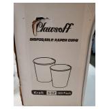 300 Pack 5 oz Paper Cups, Disposable Kraft Bathroom Cups 5 Ounce, Espresso Coffee Hot/Cold Beverage Cups for Home, Kitchen, Party - Retail: $19