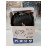 Advanced Memory Foam Neck Travel Pillow, Neck Pillow Airplane with Eye Mask & Ear Plugs, Designed for The Comfort of Travel & Office, Travel Pillow for Plane, Car, Home, Work, Dark Grey - Retail: $50