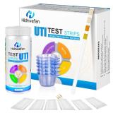 4-in-1 UTI Test Strips, Full Panel Urinary Tract Infection Test Kit at Home for Women Men Kids, Urinalysis Leukocytes, Nitrites, PH, Protein Urine Strip for UTI and Bladder - Retail: $10