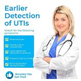 4-in-1 UTI Test Strips, Full Panel Urinary Tract Infection Test Kit at Home for Women Men Kids, Urinalysis Leukocytes, Nitrites, PH, Protein Urine Strip for UTI and Bladder - Retail: $10