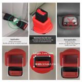 Seat Belt Buckle Holder Easy Access to The Buckles of Rear Seats - Plug The Seat Belt in with Only One Hand Friendly to Kids, and Passengers with Special Needs (Fluorescent x2) - Retail: $20