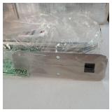 Paper Towel Holder Under Cabinet No Drilling, Self Adhesive Paper Towel Holder Wall Mount for Kitchen Rack, Under Counter Napkin Holder No Drill, RV, 304 Stainless Steel, Silver. NO HARDWARE. - Retail