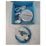 Ocean Sea Turtle Night Light LED Desk Lamp 16 Color Change Acrylic Sleep Night Light with Remote Beach Vintage Ocean Lamps for Home Bedroom Living Room Bathroom Decor - Retail: $14