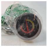 2 pcs BBQ Grill Temperature Gauge, Charcoal Pit Grill Smoker Thermometer Gauge BBQ Temp Gauge - Retail: $9
